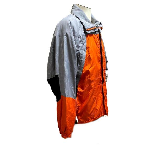 Starter Orange/Gray/Black Fleece Lined Unisex Jacket Size Large - Picture 2 of 4
